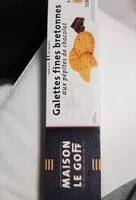 Mängden socker i Galettes fines bretonnes aux pépites de chocolat