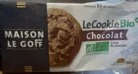 Mängden socker i Le cookie bio chocolat