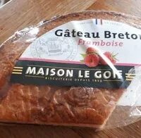Mängden socker i Gâteau breton fourré à la framboise