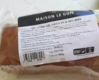 Mängden socker i Quatre-quarts pur beurre