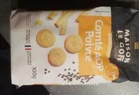 Mängden socker i Petits sablés Comté AOP Poivre