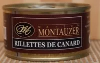 Mängden socker i Rillettes de Canard