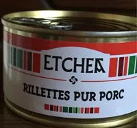 Mängden socker i Rillettes pur porc
