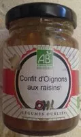 Mängden socker i Confit d'Oignons aux raisins