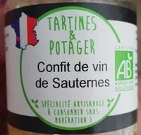 Mängden socker i Confit de Sauternes