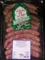 Mängden socker i Saucisse de dinde crue aux herbes