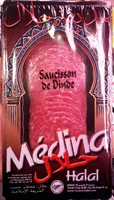 Mängden socker i Saucisson de Dinde, Halal
