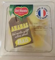 Mängden socker i Ananas frais en morceaux