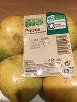 Mängden socker i Poires bio