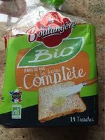 Mängden socker i Pain de mie a la farine compléte