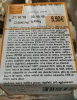 Mängden socker i Foret noire