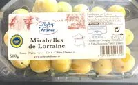 Mängden socker i Mirabelles de Lorraine