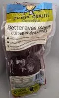 Mängden socker i Betteraves rouges cuites et épluchées