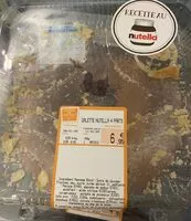 Mängden socker i Galette Nutella 4 parts