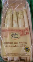 Mängden socker i Asperges des sables des Landes IGP