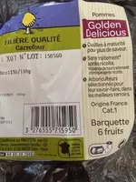 Mängden socker i Pommes golden