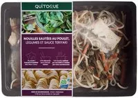 Mängden socker i Nouilles sautées au poulet, légumes et sauce teriyaki