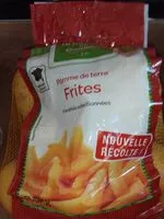 Mängden socker i Pommes de terre de consommation, special frites