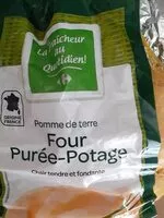 Mängden socker i Pommes De terre, Four, purée, potage