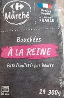 Mängden socker i Bouchées à la Reine