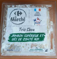 Mängden socker i Trio chou jambon supérieur et dés de comté AOP