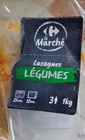Mängden socker i Lasagnes légumes