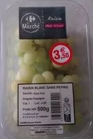 Mängden socker i Raisin blanc