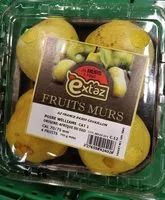 Mängden socker i Poires