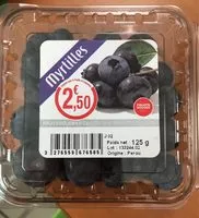 Mängden socker i Myrtilles