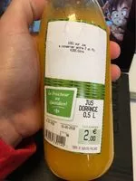 Mängden socker i Jus d'orange pressé