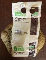 Mängden socker i Pommes de terre à chair ferme