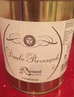 Mängden socker i Daube provencale