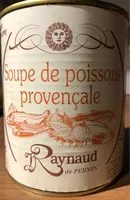 Mängden socker i 4 / 4 Soupe Poissons Raynaud