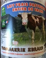 Mängden socker i Lait frais pasteurisé