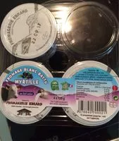 Mängden socker i Fromage blanc battu aux myrtilles FROMAGERIE EBRARD, 6%MG