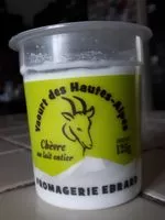 Mängden socker i Yaourt chèvre