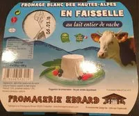 Mängden socker i Fromage blanc des Hautes-Alpes en faisselle au lait entier de vache