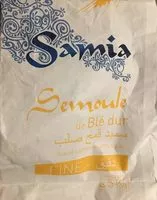 Mängden socker i Semoule fine de blé dur