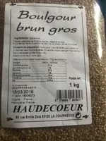 Mängden socker i BOULGOUR BRUN GROS