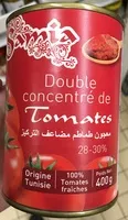 Mängden socker i Double concentré de Tomates 28-30%