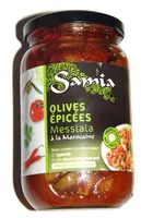 Mängden socker i Olives épices "Messlala" à la marocaine