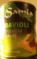 Mängden socker i Ravioli volaille Halal