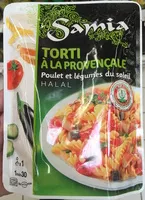 Mängden socker i Torti à la Provençale (Poulet et Légumes du Soleil), Halal