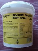 Mängden socker i Bouillon granulé boeuf halal