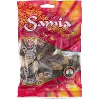 Mängden socker i 200G Bonbons Halal Btles Cola Samia