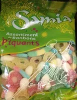 Mängden socker i bonbons pep's mix