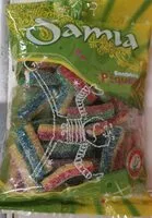 Mängden socker i Bonbons rainbow stick halal