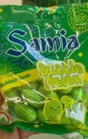 Mängden socker i Samia bubble gum melon