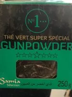 Mängden socker i Thé vert gunpowder