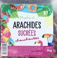Mängden socker i Arachides sucrées